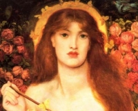 罗塞蒂画笔下的两位美丽女性