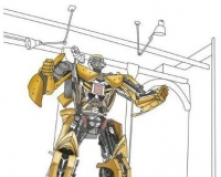 金属雕塑艺术为什么都做成变形金刚