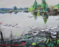 魏奎仲魏静绘画作品联展在京举办