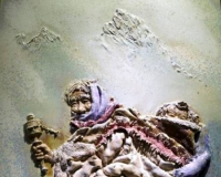 徐初泽与悬雕瓷画间的父子深情