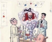 老夫子漫画手稿试水收藏市场