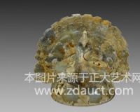 高古玉收藏之镂空雕玉凤冠亮相艺术品收藏市场