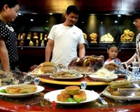 寿山石中秋团圆宴吸引眼球