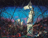 曾梵志新作走进卢浮宫 对话《自由引导人民》