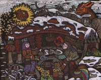 桓仁农民版画艺术进京展开幕