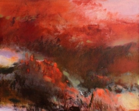 旅法华裔画家王衍成个展台湾历史博物馆开幕