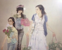 �Ĵ���������������Ʒչ��Ļ ���������뻭 