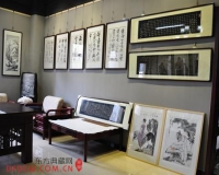 京津墨韵四人书画展在天津举行