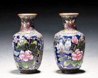 铜胎掐丝珐琅器屡拍高价 宫廷时尚复兴(图)