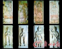 杨粲墓室雕镂精细堪称宋代艺术杰作(图)