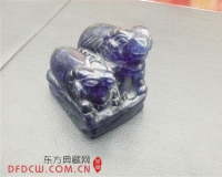 清代琉璃羊羊如意寓意美好