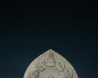 唐代皆公寺造像龛碑:一尊精美的唐代倚坐佛造像