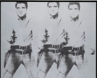 沃霍尔为猫王创作的肖像画即将上拍 估价1.3亿美元