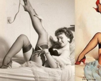 美国手绘20世纪20年代性感美女原型照曝光(图)