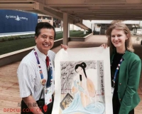 黄俊杰书画作品在米兰世博受推崇