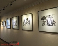 崔海刘明波朱雅梅曹钝夫山水四人展举办