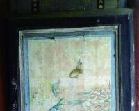 颐和园7幅廊头画遭涂鸦 荷花图被画上兔子(图)