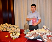 矿博会交易活跃 郴州籍收藏家拍得价值百万宝石