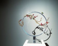 老中青三代为宅雕塑展举办