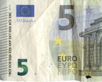 退欧阴霾密布 希腊艺术家在欧元钞票上涂鸦泄愤