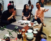 何士扬推荐弟子参加南京国际美术展